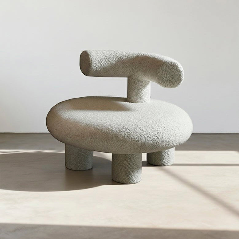 T Shapte Sheep Armchair, Cashmere wool