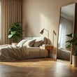 Takara - Full Length Leaner Gold Metal Rectangle Mirror - 180cm x 60cm