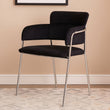 Tamzin Black Velvet Dining Chair