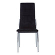 Tamzin Black Velvet High Back Dining Chair