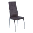 Tamzin Grey Velvet High Back Dining Chair