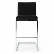 Tamzin Black Velvet Bar Chair With Low Back