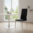Tamzin Black Velvet High Back Dining Chair