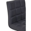 Tavor Grey Faux Leather Bar Chair