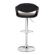 Taylor Black Faux Leather Bar Chair