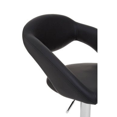 Taylor Black Faux Leather Bar Chair