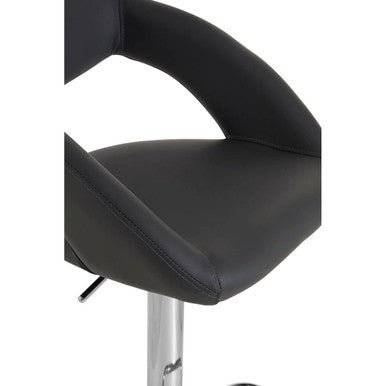 Taylor Grey Faux Leather Bar Chair