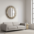 Templar Brass Finish Wall Mirror