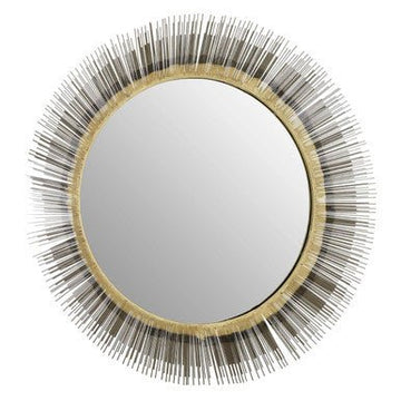 Templar Brass Finish Wall Mirror