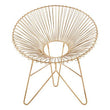 Templar Iron Chair With Hairpin Legs