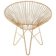 Templar Iron Chair With Hairpin Legs