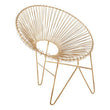 Templar Iron Chair With Hairpin Legs