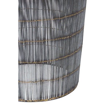 Templar Silver Wireframe Side Table