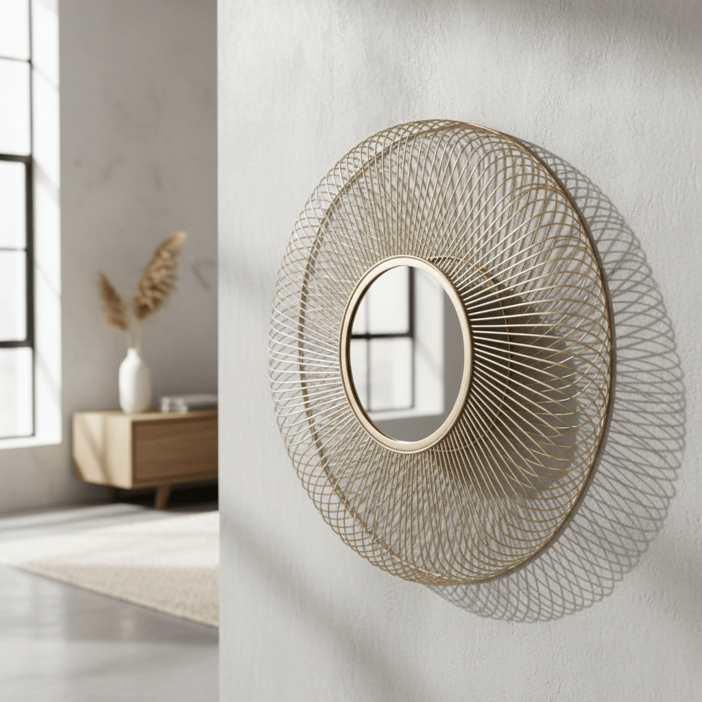Templar Twisted Wire Wall Mirror
