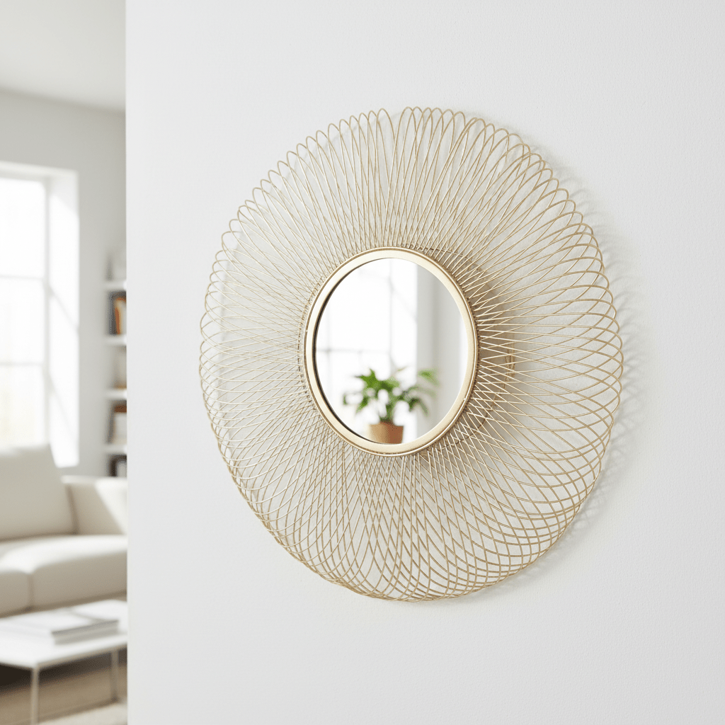Templar Twisted Wire Wall Mirror