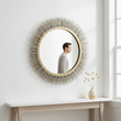 Templar Brass Finish Wall Mirror