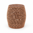 Templar Copper Finish Barrel Stool