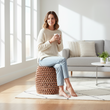 Templar Copper Finish Barrel Stool