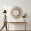 Templar Gold Finish Sunburst Wall Mirror