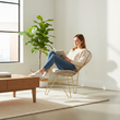 Templar Iron Chair With Hairpin Legs