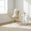 Templar Iron Chair With Hairpin Legs