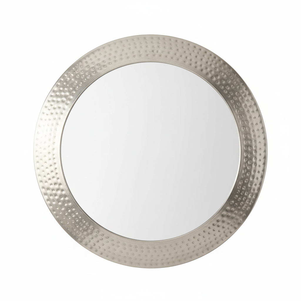 Templar Pewter Finish Wall Mirror