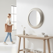 Templar Pewter Finish Wall Mirror