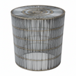 Templar Silver Wireframe Side Table