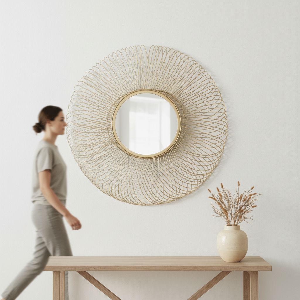 Templar Twisted Wire Wall Mirror