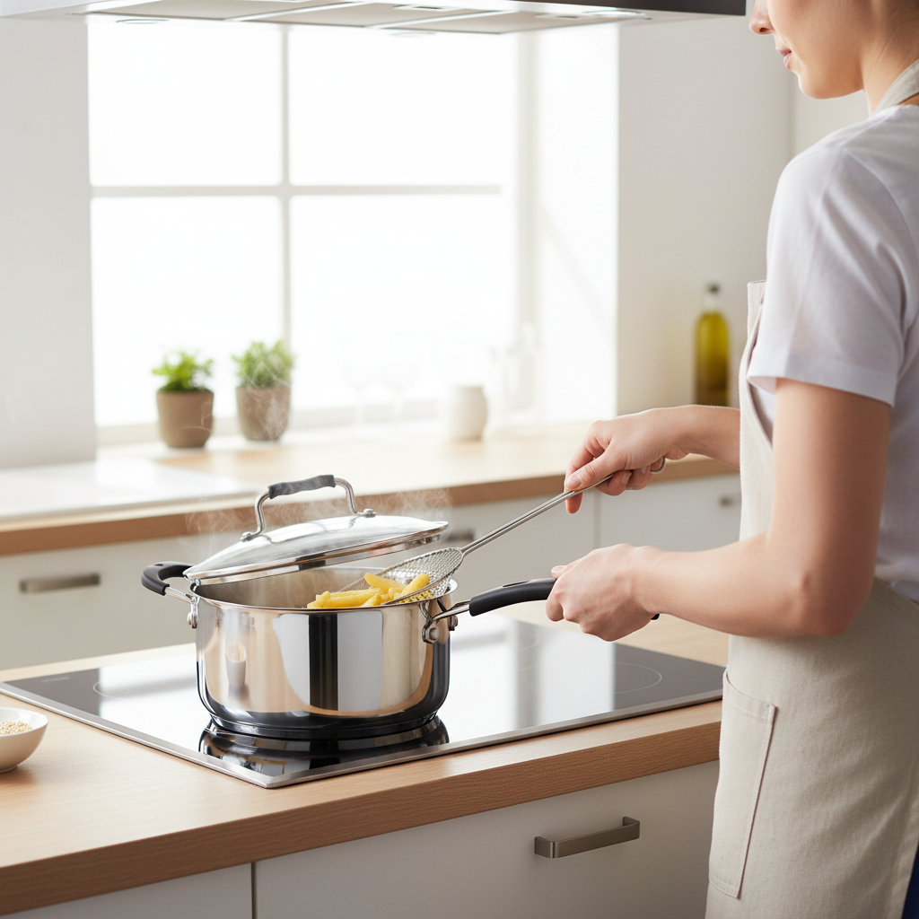 Tenzo S Ii Series Chip Pan With Glass Lid