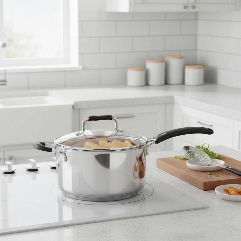 Tenzo S Ii Series Chip Pan With Glass Lid