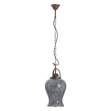 Terina Antique Silver Finish Pendant Light