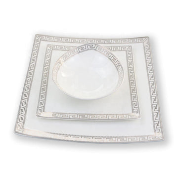 The Glamour Bone China Dinner Set - 16 | 24 Piece