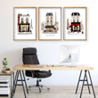 The Office Wall Art Paris Street Café Illustrations 