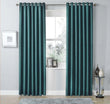 Thermal Blackout Room Darkening Curtains Energy Saving Light Blocking Panels in 12 Colours for Bedrooms and Living Rooms Multiple Sizes