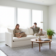 Antibes 3 Seat Cream Sofa
