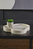 Tibor Travertine Irregular Tray