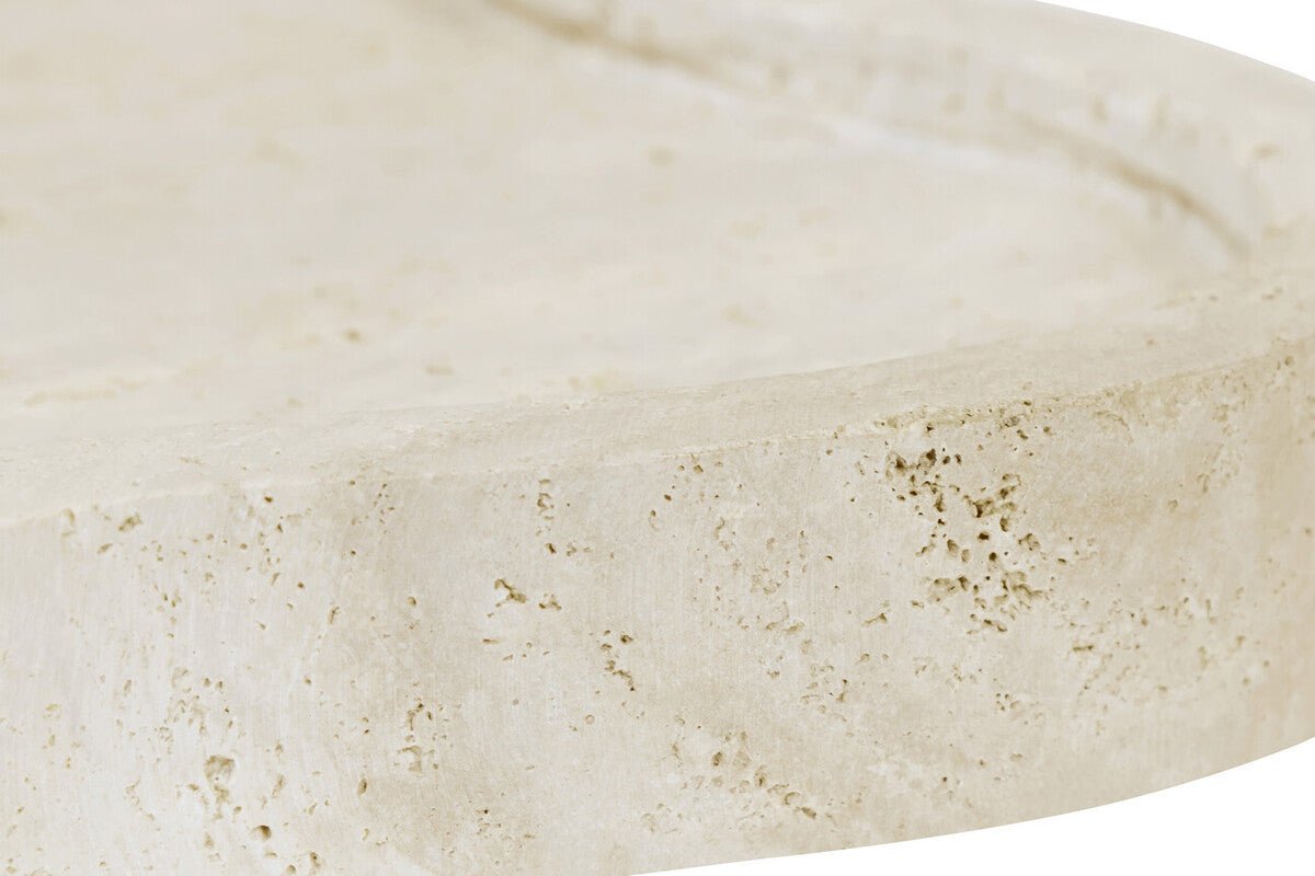 Tibor Travertine Irregular Tray