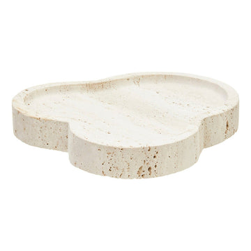 Tibor Travertine Irregular Tray
