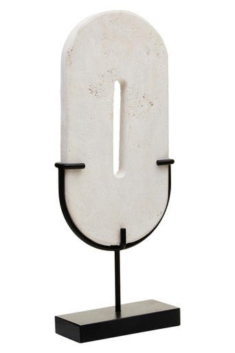 Tibor Travertine Large Sculpture