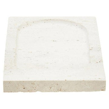 Tibor Travertine Rectangular Decorative Tray