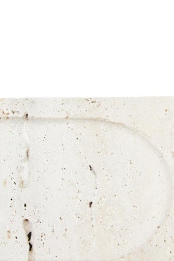 Tibor Travertine Rectangular Decorative Tray
