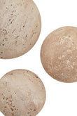 Tibor Travertine Set of 3 Deco Balls