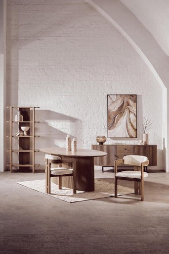 Tibor Travertine Small Candle Holder