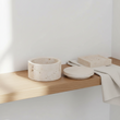 Tibor Travertine Round Trinket Box