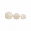 Tibor Travertine Set of 3 Deco Balls