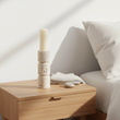 Tibor Travertine Small Candle Holder
