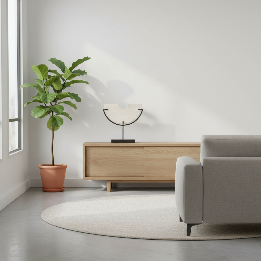 Tibor Travertine Small Sculpture