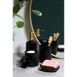 Ticino Brittany Black Glass Lotion Dispenser