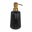 Ticino Brittany Black Glass Lotion Dispenser